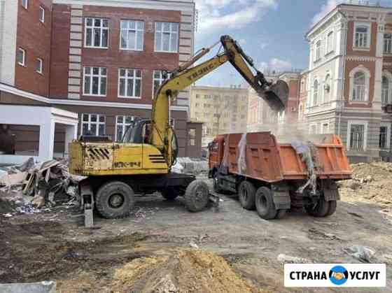 Вывоз мусора бобкет, bobkat, погрузчик камазы Саратов