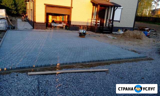 Укладка тротуарной плитки Пушкин - изображение 1