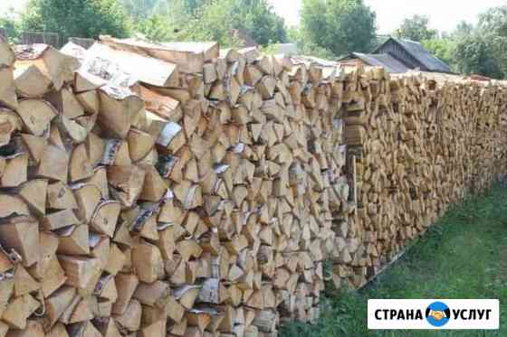 Колотые дрова береза,с доставкой Уфа