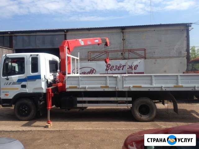 Услуги манипулятора. Грузоперевозки Уфа - изображение 1