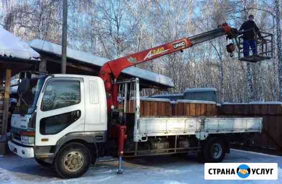 Услуги самогруза - автовышки 5тонн, 13 метров Новосибирск