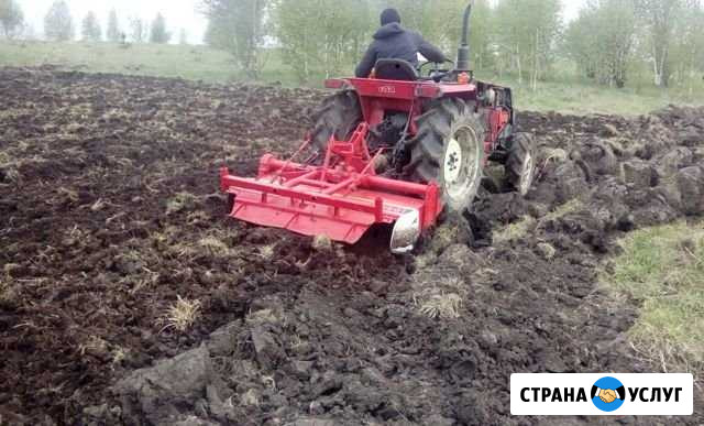 Вспашка земли, участка. Устройство газона. Раменск Раменское - изображение 1