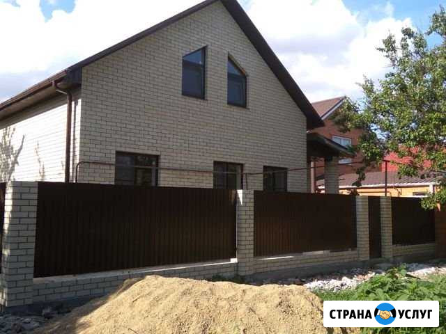 Крыши заборы из профнастила любой сложности Яблоновский - изображение 1
