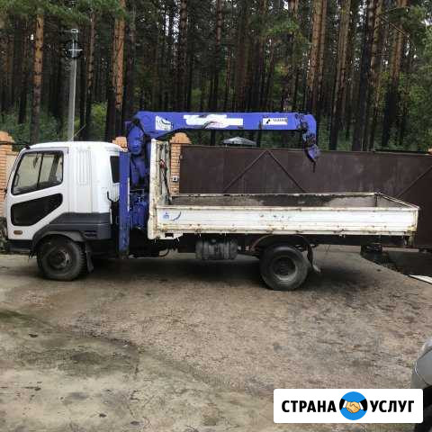 Грузоперевозки, кран-борт 5т, манипулятор Иркутск - изображение 1