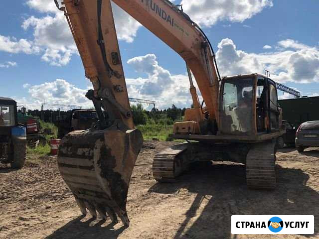 Услуги экскаватора Hundai 220 с оператором Галич - изображение 1