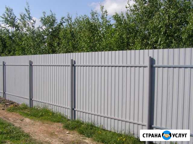 Забор из профнастила Ижевск - изображение 1
