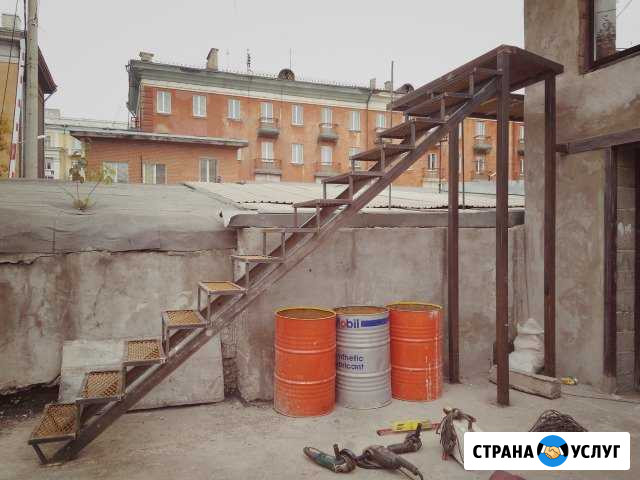 Лестница металлическая, Марши лестничные Красноярск - изображение 1