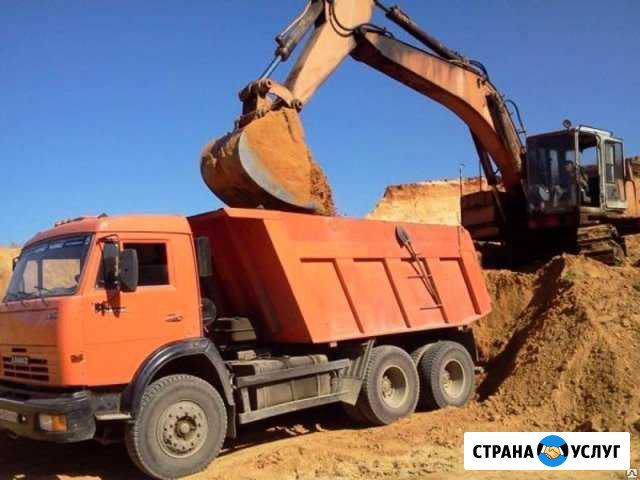 Привезем песок, пгс, щебень, землю, навоз, торф Кимры - изображение 1