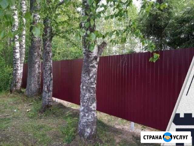 Монтаж забора под ключ Уфа - изображение 1