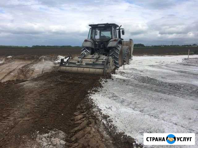Раскорчевка, фрезерование земли, стабилизация Новосибирск - изображение 1
