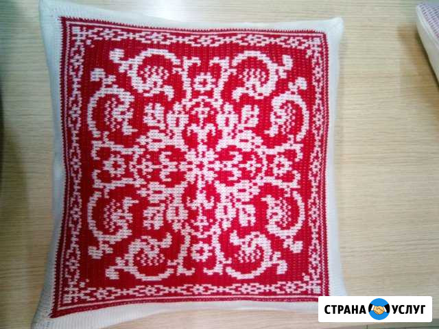 Вязанные подушки Аксай - изображение 1