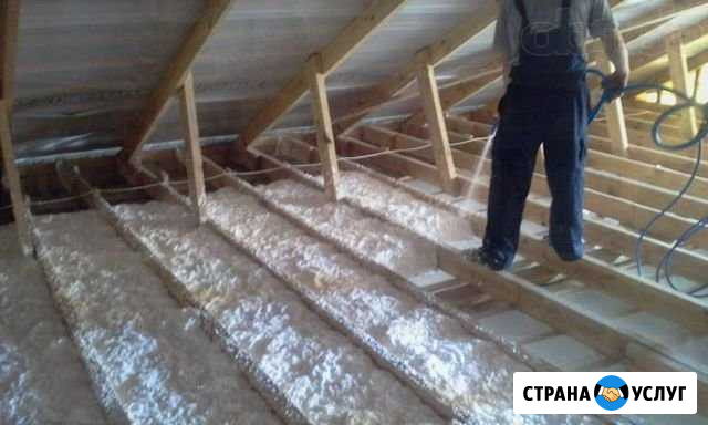 Утепления пеноизолом и эковатой Белореченск - изображение 1