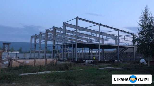 Монтаж металлоконструкции, сэндвич панелей Красноярск - изображение 1