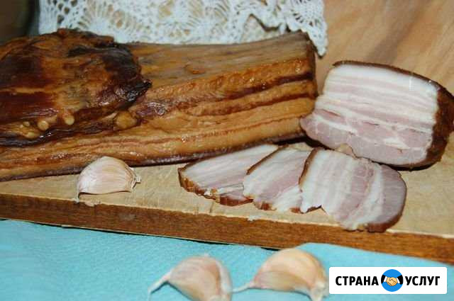 Грудинка горячего копчения.Услуга копчения Миасс - изображение 1