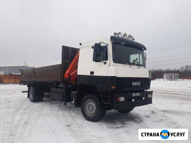 Аренда 5т 10т 20т манипулятор, кран, шаланда Санкт-Петербург - изображение 1
