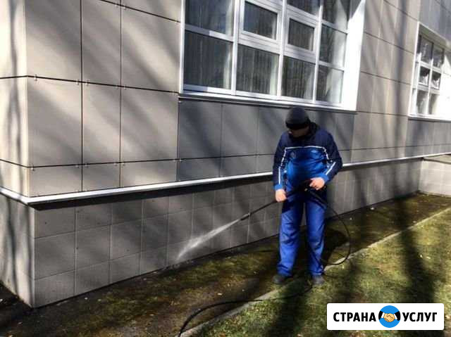 Мойка фасадов, тротуарной плитки, навесов, киосков Ростов-на-Дону - изображение 1