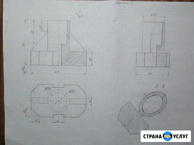 Помогу, объясню чертежи, AutoCad Помощь репетитор Тамбов - изображение 1
