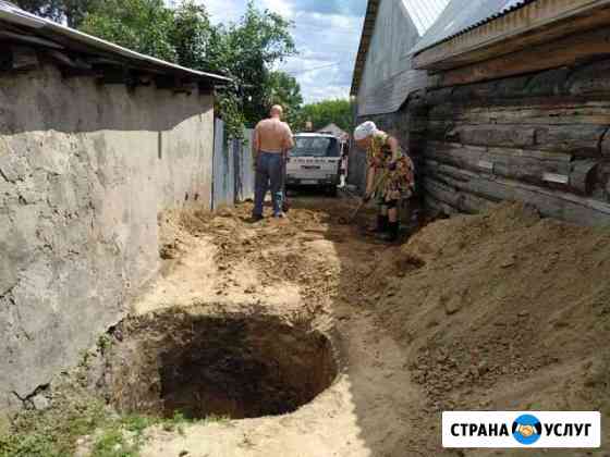 Канализация, септики, колодцы, ручная копка с выво Барнаул