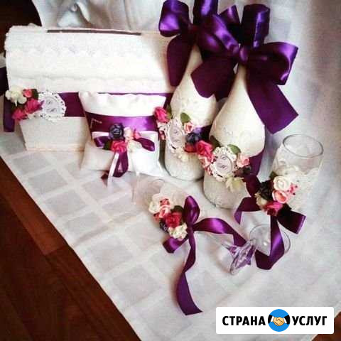 Готовые и на заказ наборы свадебных аксессуаров Лог - изображение 1