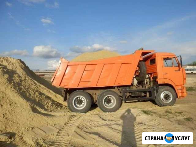Гравий. песок. торф земля. услуги самосвала Лесосибирск - изображение 1