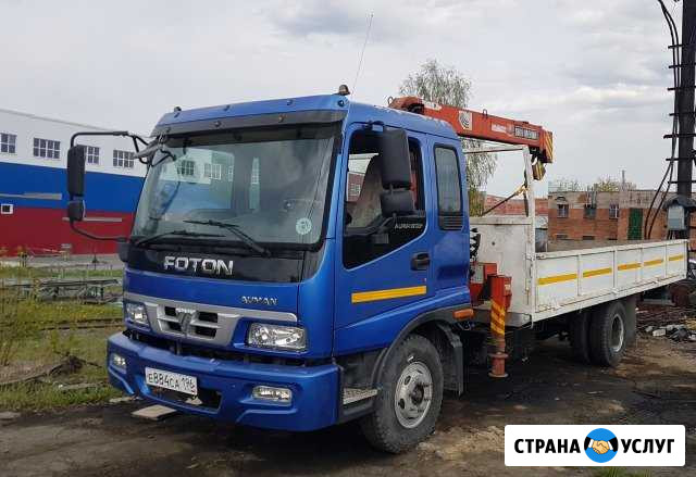 Манипулятор борт 5 тонн, кран 3 тонны. Есть ндс Екатеринбург - изображение 1
