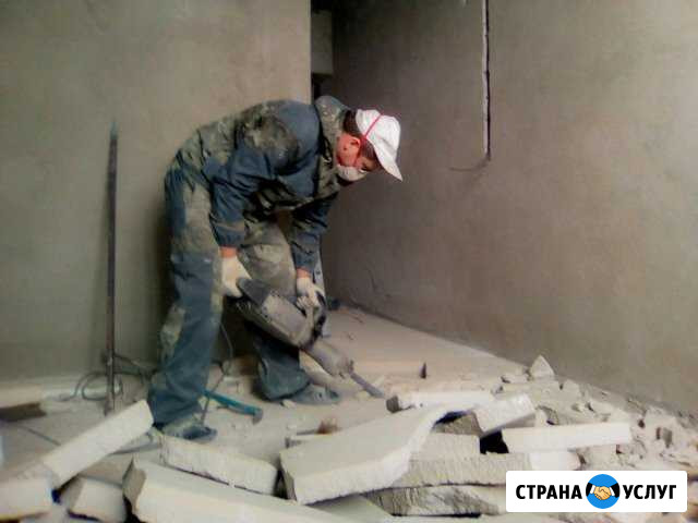 Демонтаж, снятие старой стяжки в квартирах Иркутск - изображение 1