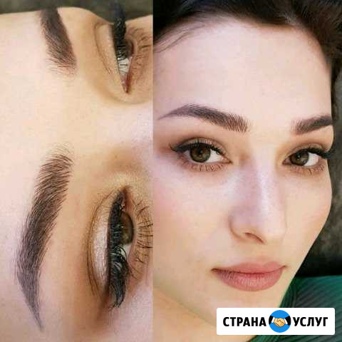 Микроблейдинг бровей, удаление старого татуажа Туапсе - изображение 1