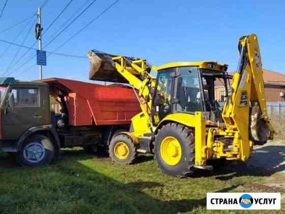 Услуги эксковатора-погрузчика JCB Михайловск