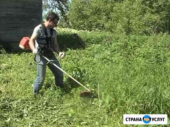 Покос травы, вспашка земли, спил деревьев и др Воскресенск