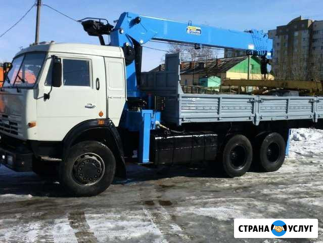 Услуги крана-манипулятора10т + Автовышка Рузаевка - изображение 1