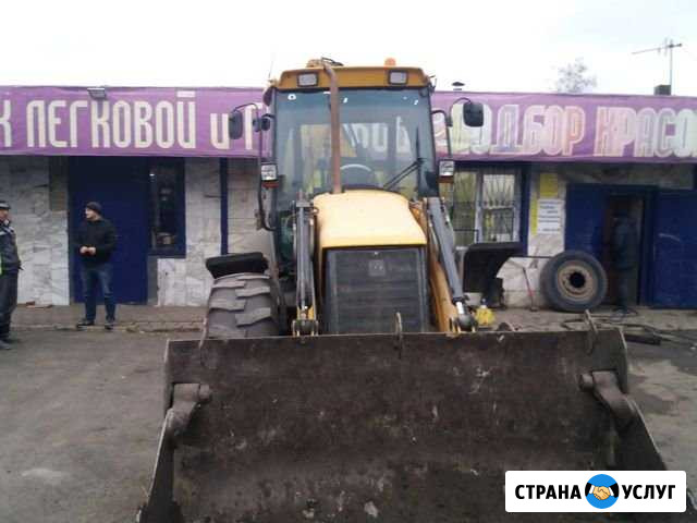 Услуги экскаватора-погрузчика Омск - изображение 1