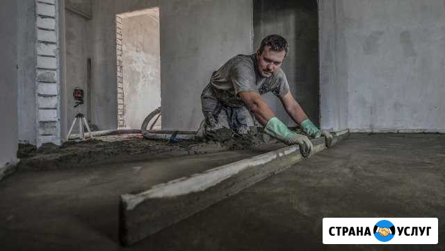 Стяжка, Полусухая стяжка пола, Механизированная Рязань - изображение 1