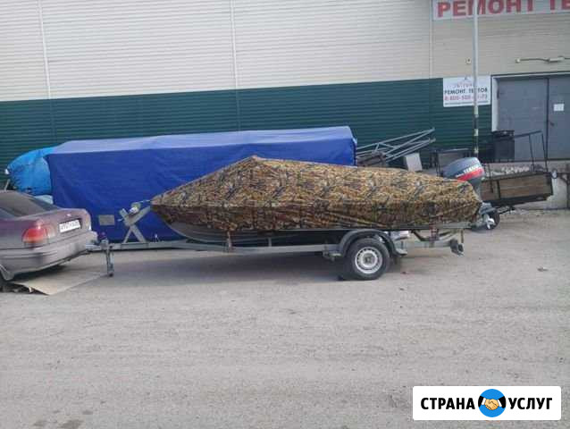 Транспортировочный,стояночный тент на лодку, катер Красноярск - изображение 1