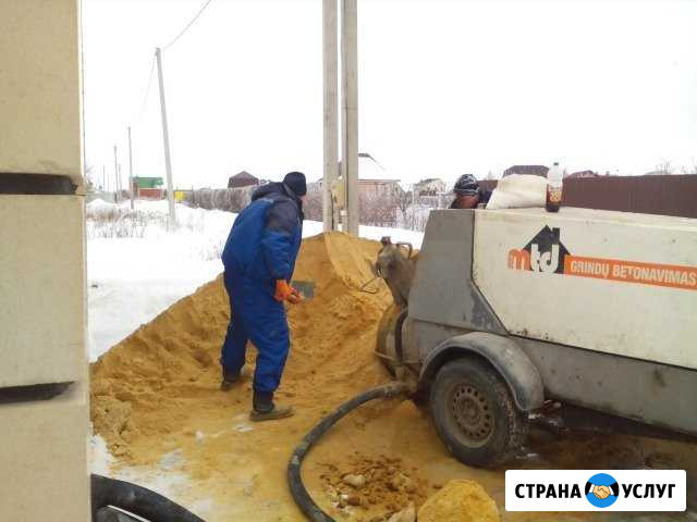 Полусухая стяжка пола Липецк - изображение 1
