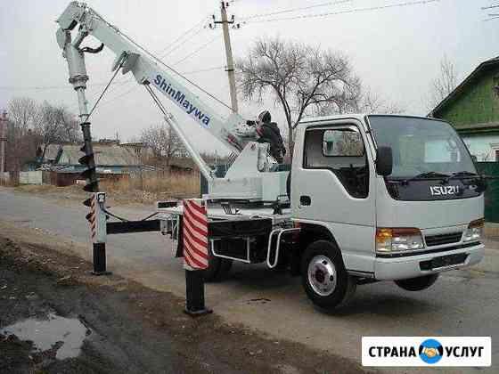 Бурение автобуровая ямобур Красноярск