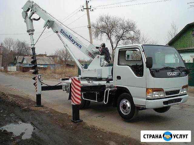 Бурение автобуровая ямобур Красноярск - изображение 1