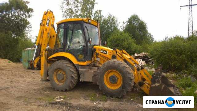 Услуги экскаватора-погрузчика,грузоперевозки Кировск - изображение 1