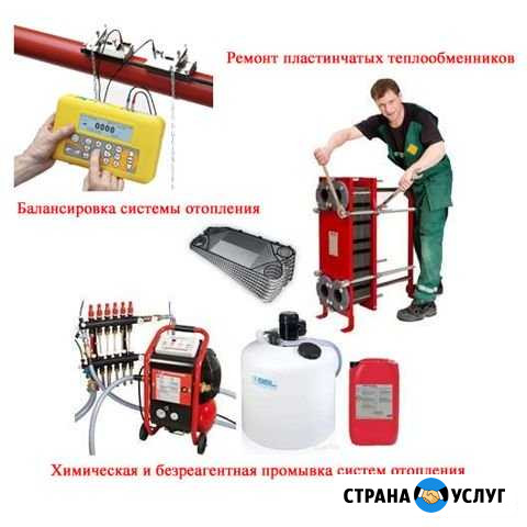 Промывка систем отопления, теплообменников, котлов Развилка - изображение 1