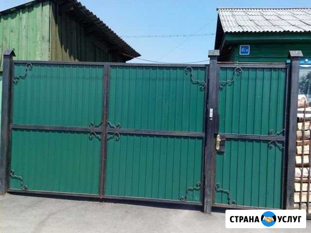 Ворота заборы калитки ограждения Бийск - изображение 1