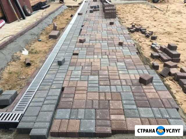 Укладка брусчатки, благоустройство территорий Павловская Слобода - изображение 1