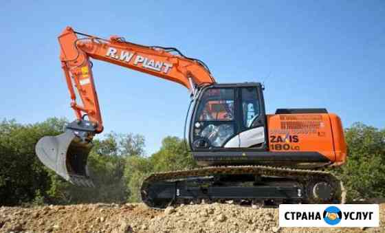 Аренда гусеничного экскаватора hitachi ZX 180 Москва