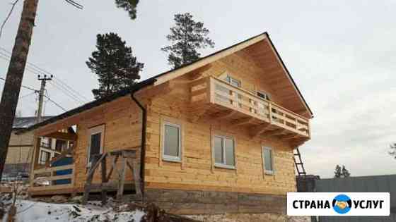 Дома бани из бруса каркаса кирпича Сургут