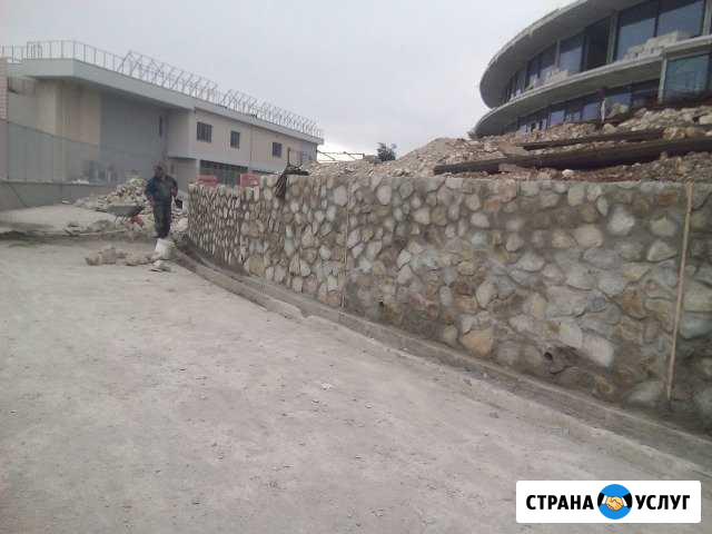 Бутовая кладка.Габионые конструкции Алушта - изображение 1