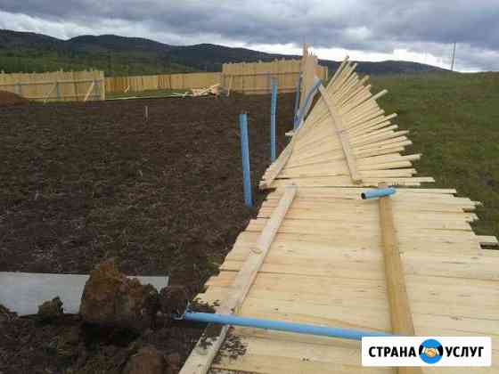 Заборы. Ворота. Столбы. Изготовление. Монтаж Красноярск