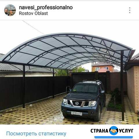 Навесы из Поликарбоната.Сварочные Работы Аксай - изображение 1