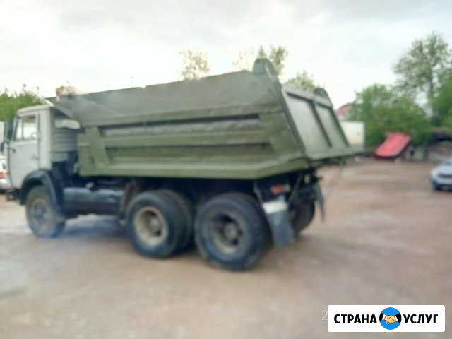 Камаз самосвал 13 тонн, вывоз мусора. пгс песок Уфа - изображение 1