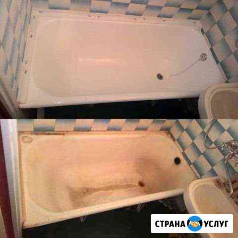 Реставрация ванн жидким акрилом Астрахань