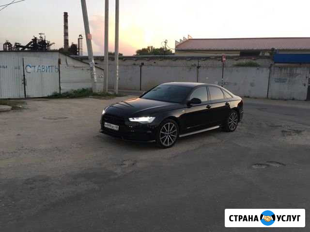 Ауди А6 с водителем, трансфер, Авто на свадьбу Липецк - изображение 1