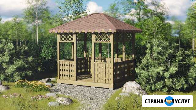 Проекты беседок (чертежи) Иркутск - изображение 1