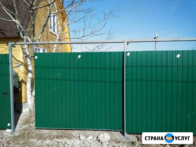 Забор и Навес установка на Заказ Волгоград - изображение 1